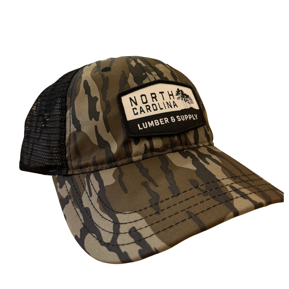 NC Lumber & Supply Garmet Washed Printed Trucker